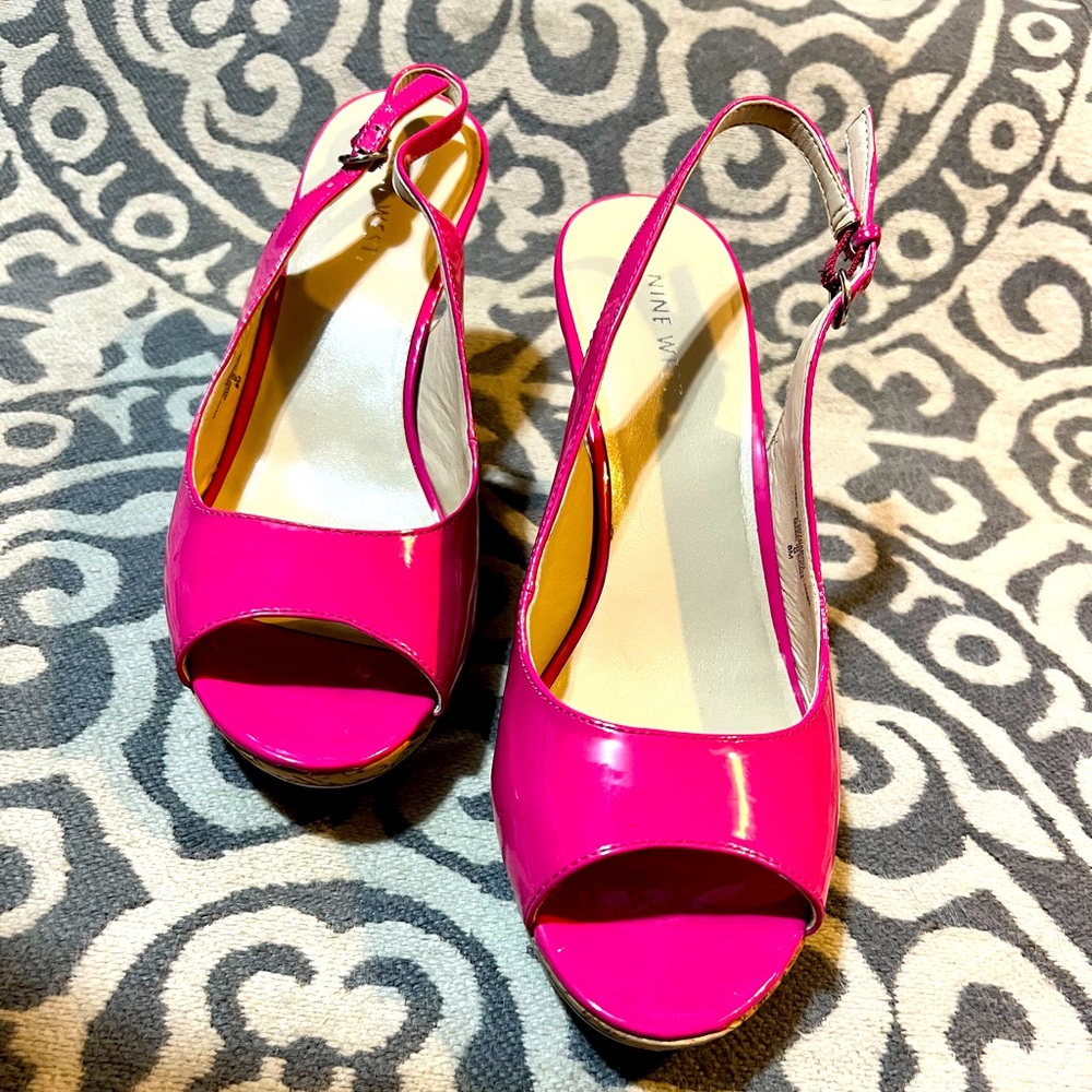 Hot pink heels